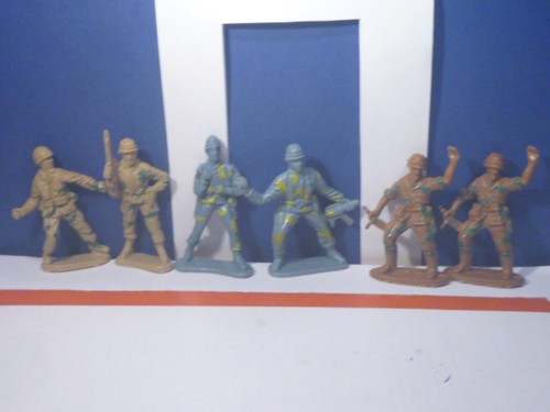 Kunststoff masse soldaten 6 - soldaten,