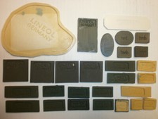 27 alte Lineol usw. Sockel