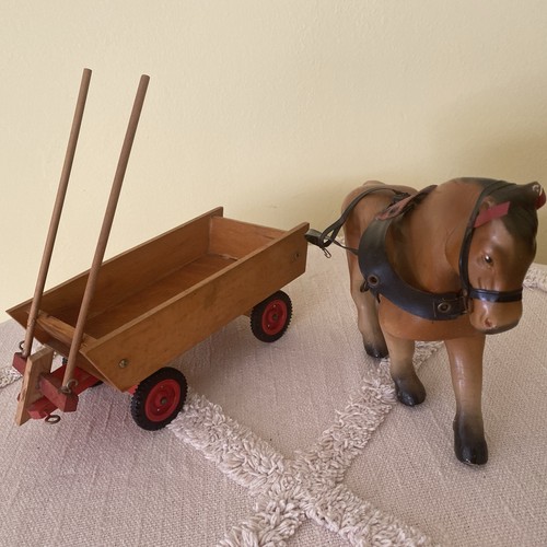 1950er spielzeug pferd mit - 1950er,