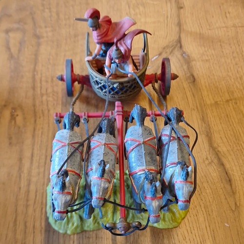 Römischer streitwagen - römischer,