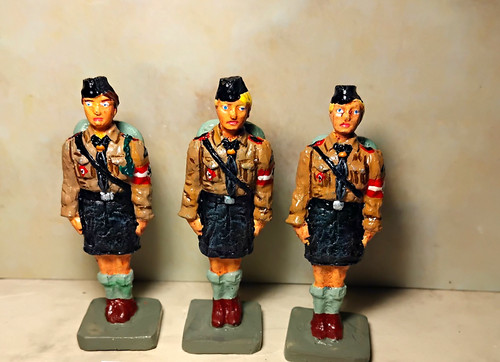 Militär soldatenfiguren - 3x,