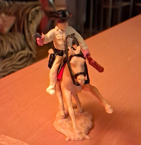 Timpo toys cowboy - timpo, pferd